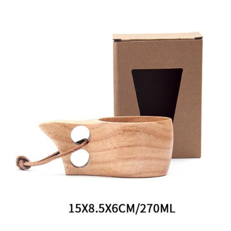 Boreal Kuksa Mok | Handgemaakt Beukenhout, Duurzaam Design