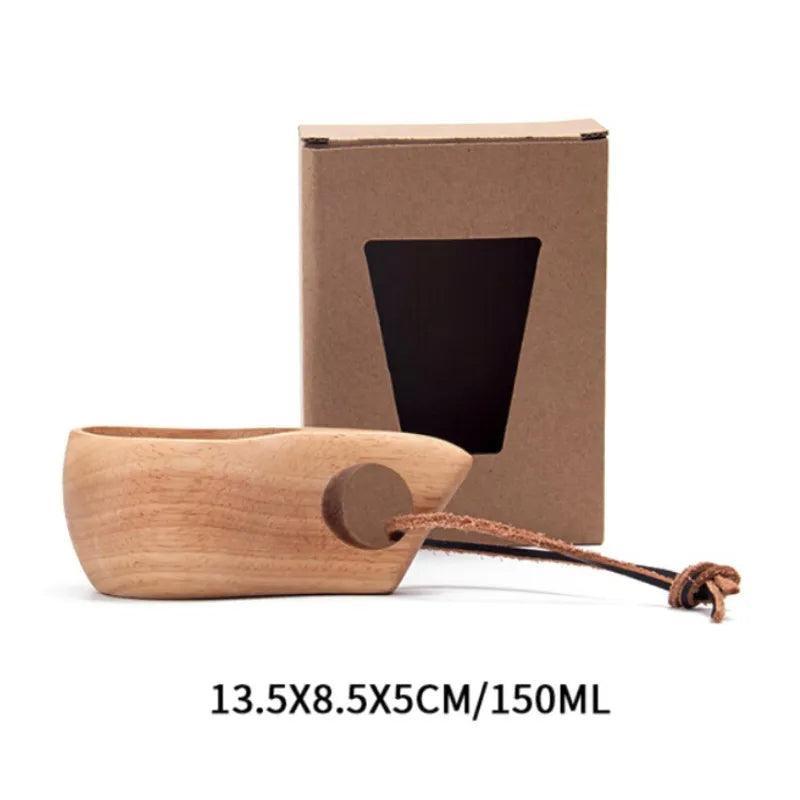 Boreal Kuksa Mok | Handgemaakt Beukenhout, Duurzaam Design