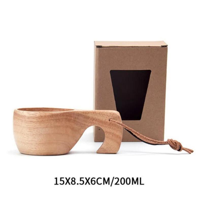 Boreal Kuksa Mok | Handgemaakt Beukenhout, Duurzaam Design