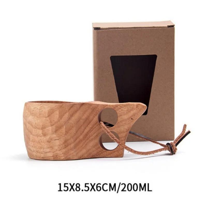 Boreal Kuksa Mok | Handgemaakt Beukenhout, Duurzaam Design