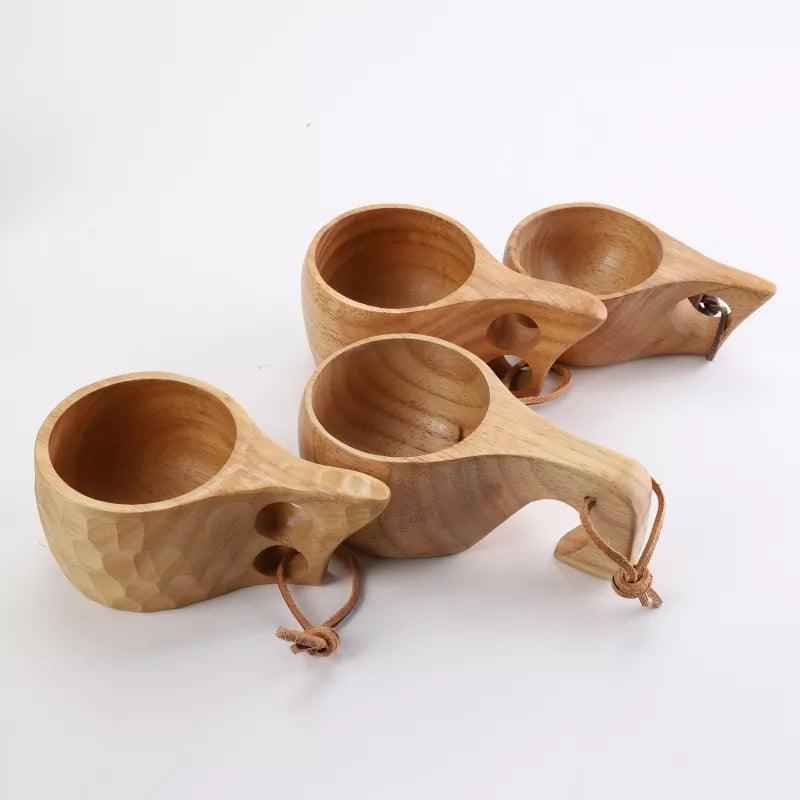 Boreal Kuksa Mok | Handgemaakt Beukenhout, Duurzaam Design