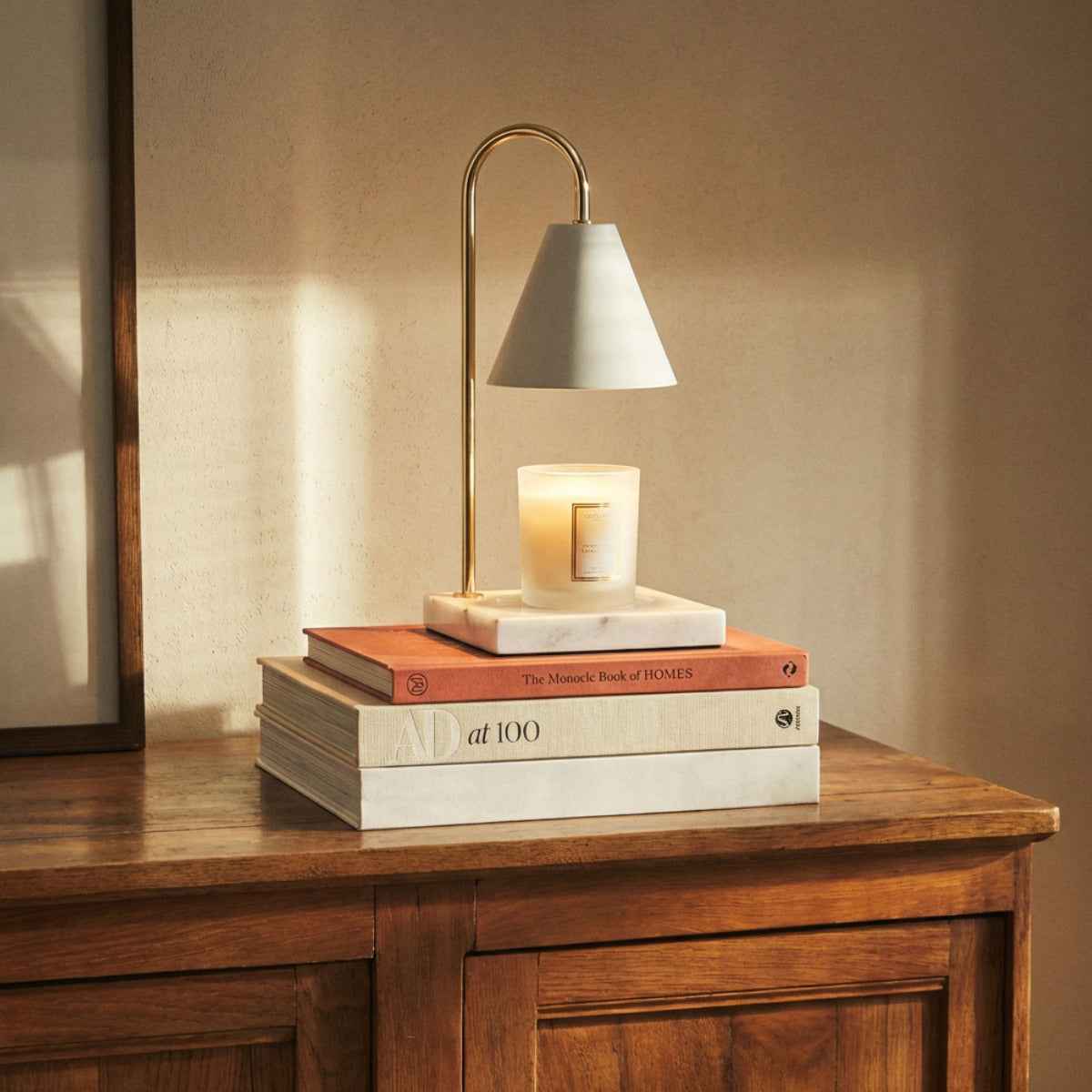 Serenity – White Marble Nordic Table Lamp