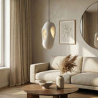 Kai – Cream Textured Japandi Pendant Lamp 150cm