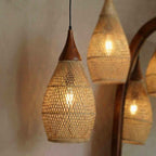 Ethereal – Natural Boho Rattan Pendant Light 25cm