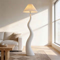 Santu – Natural Japandi Curvy Floor Lamp 165cm