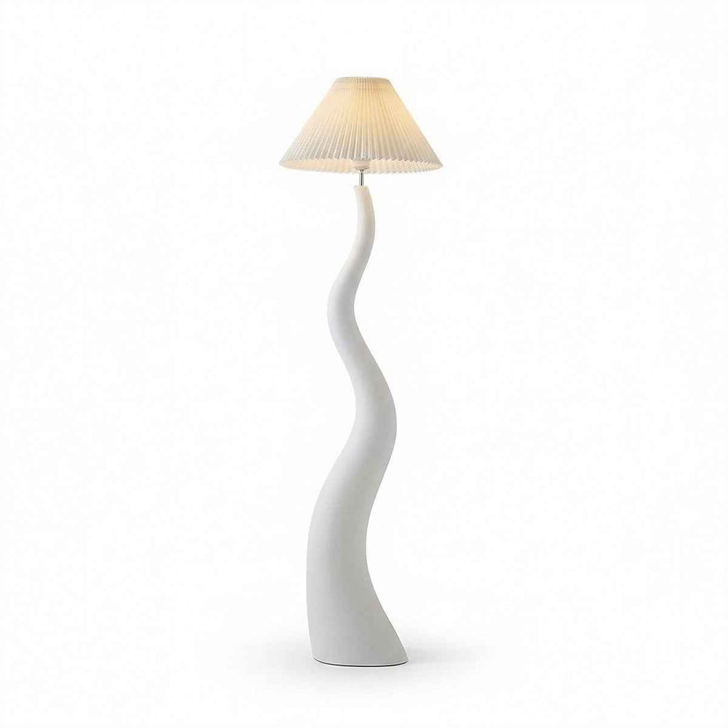 Santu – Natural Japandi Curvy Floor Lamp 165cm