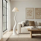 Santu – Natural Japandi Curvy Floor Lamp 165cm