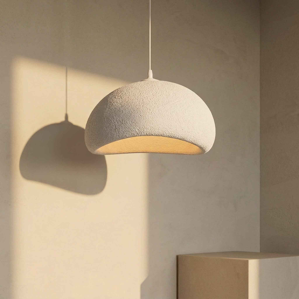 Wabi Sabi – Cream Minimalist Ceiling Lamp 40cm