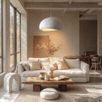 Wabi Sabi – Cream Minimalist Ceiling Lamp 60cm