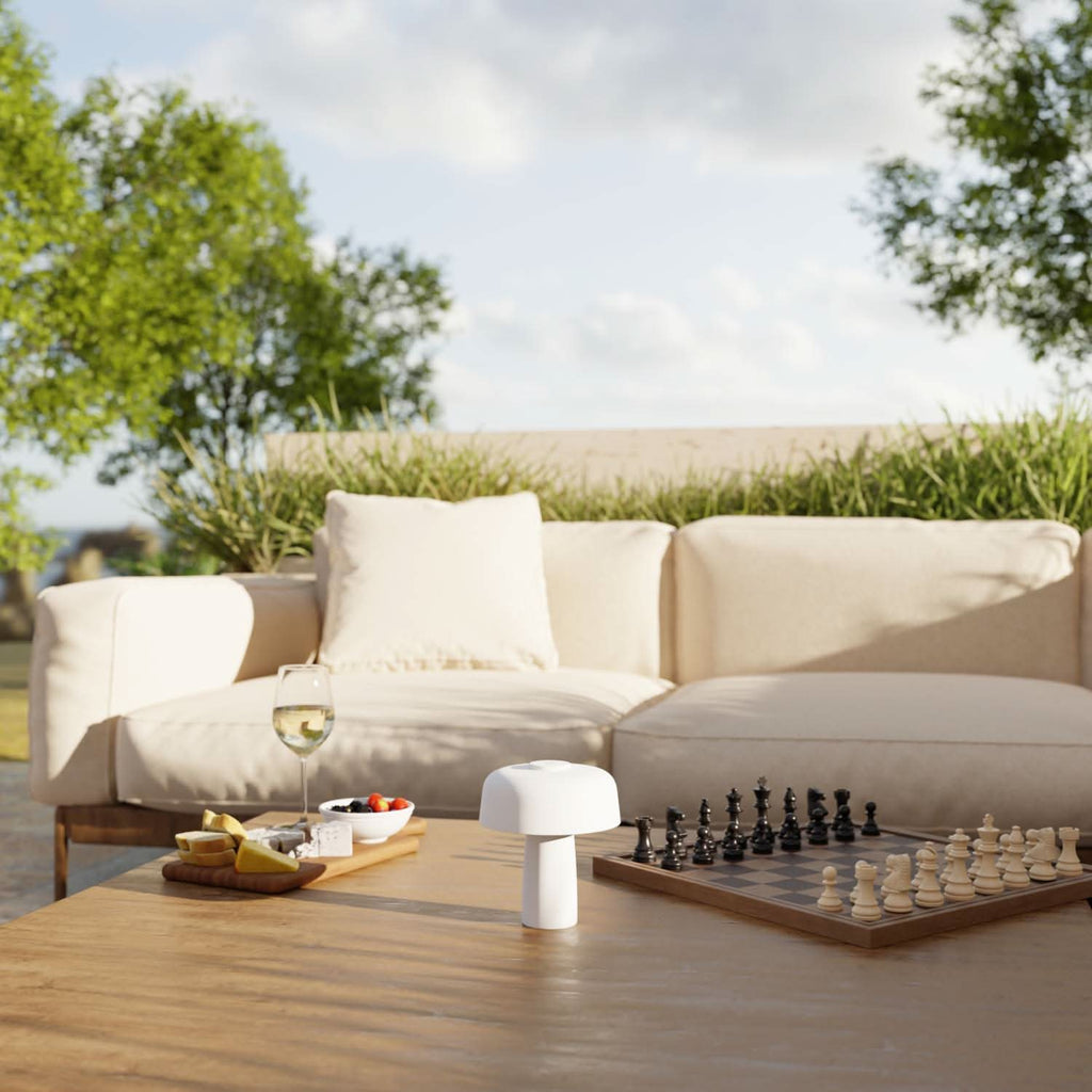 Belo Battery Table Lamp | Dimmable LED, Outdoor IP54