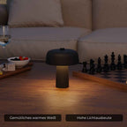 Luma Battery Table Lamp | Compact Design, Warm White Light