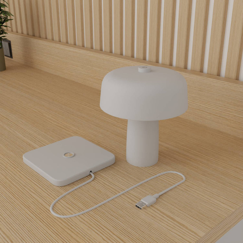 Luma Battery Table Lamp | Compact Design, Warm White Light