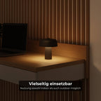 Luma Battery Table Lamp | Compact Design, Warm White Light