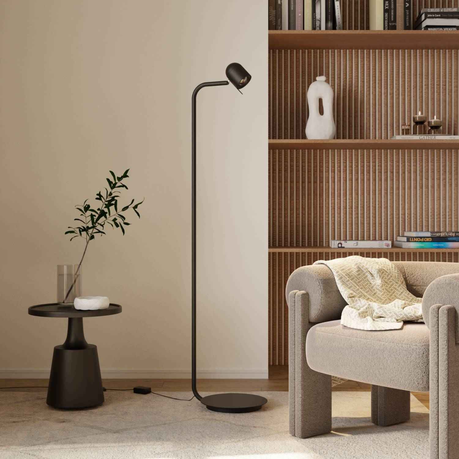 Luno Floor Lamp | Dimmable, 350° Rotatable Light