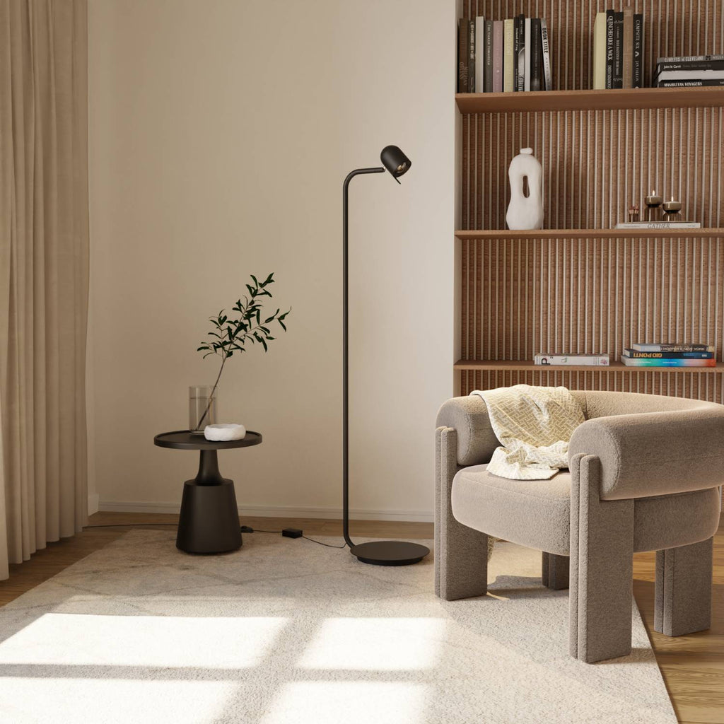 Luno Floor Lamp | Dimmable, 350° Rotatable Light