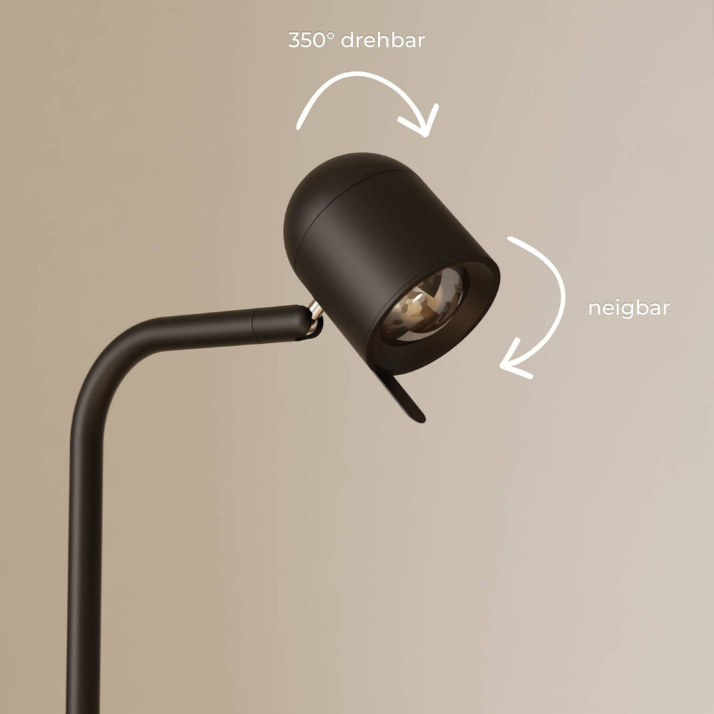 Luno Floor Lamp | Dimmable, 350° Rotatable Light
