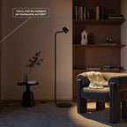 Luno Floor Lamp | Dimmable, 350° Rotatable Light