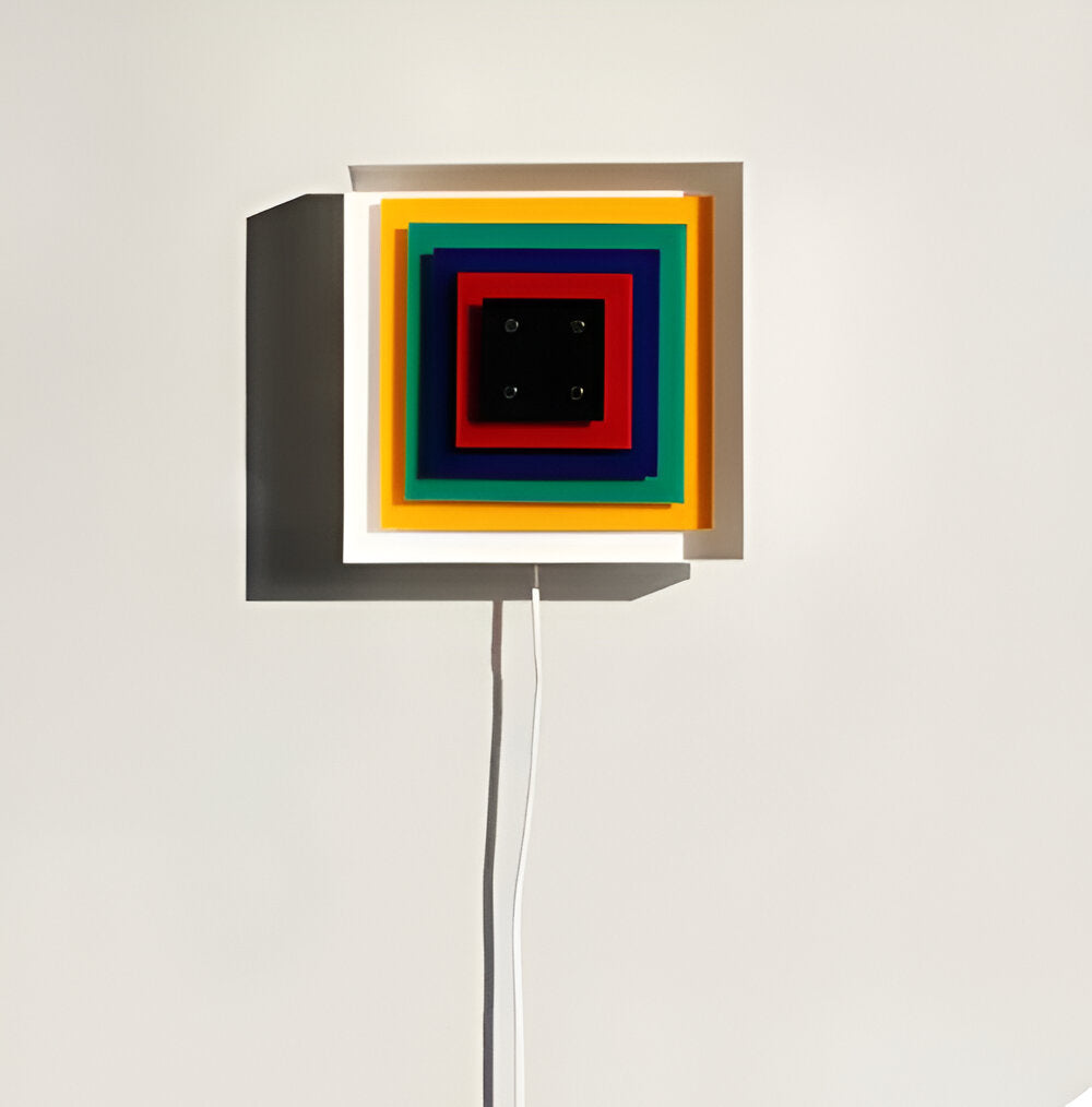 Memphis Bauhaus Square Wall Sconce LED 1-Light