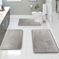 Milo Memory Foam Bath Mat Set | Antislip, Super Absorbent