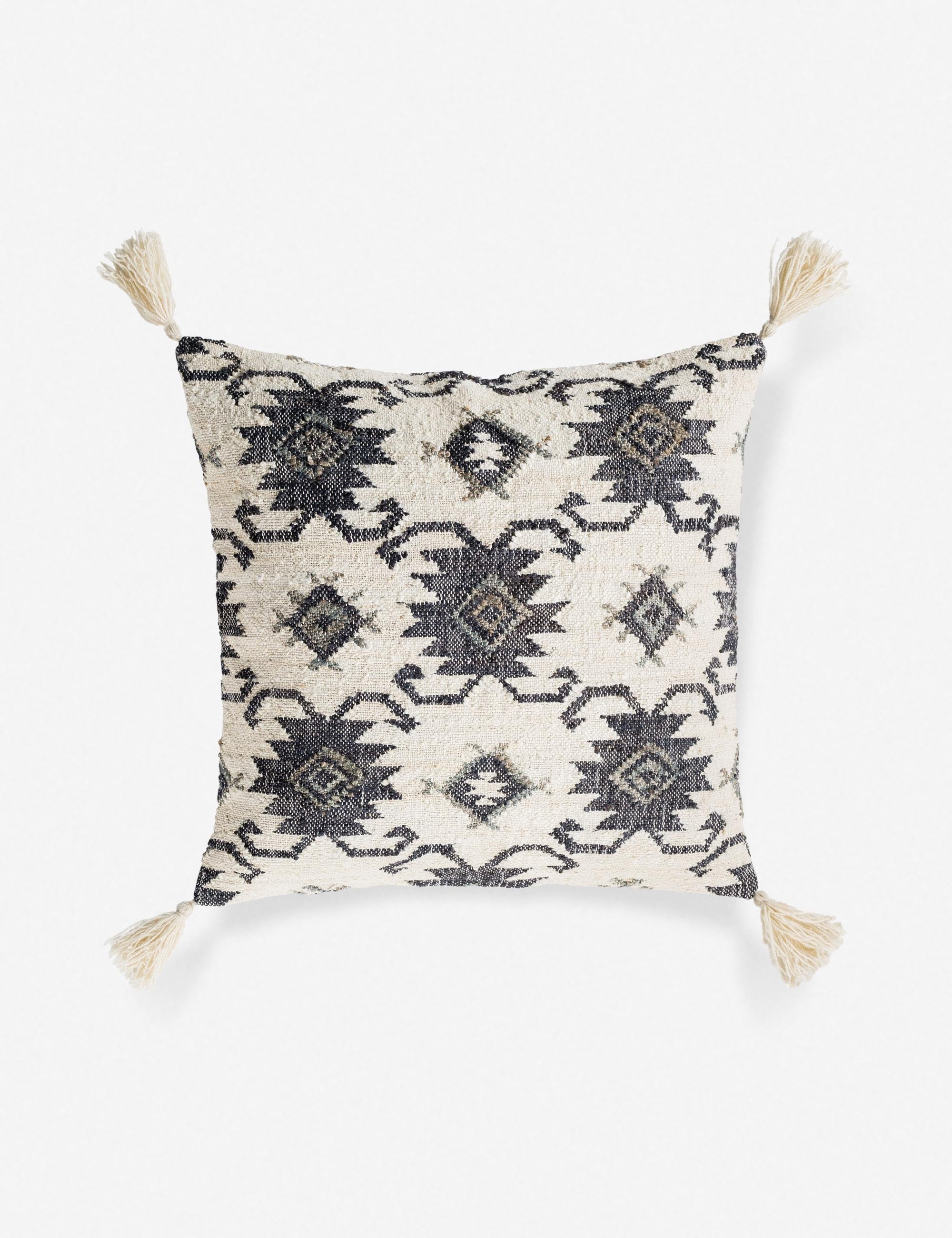 Jovial Throw Pillow | Southwestern Prints, Embroidered Tassels