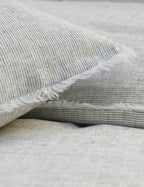Luna Linen Sham | Heathered Texture, Shell Button Closures