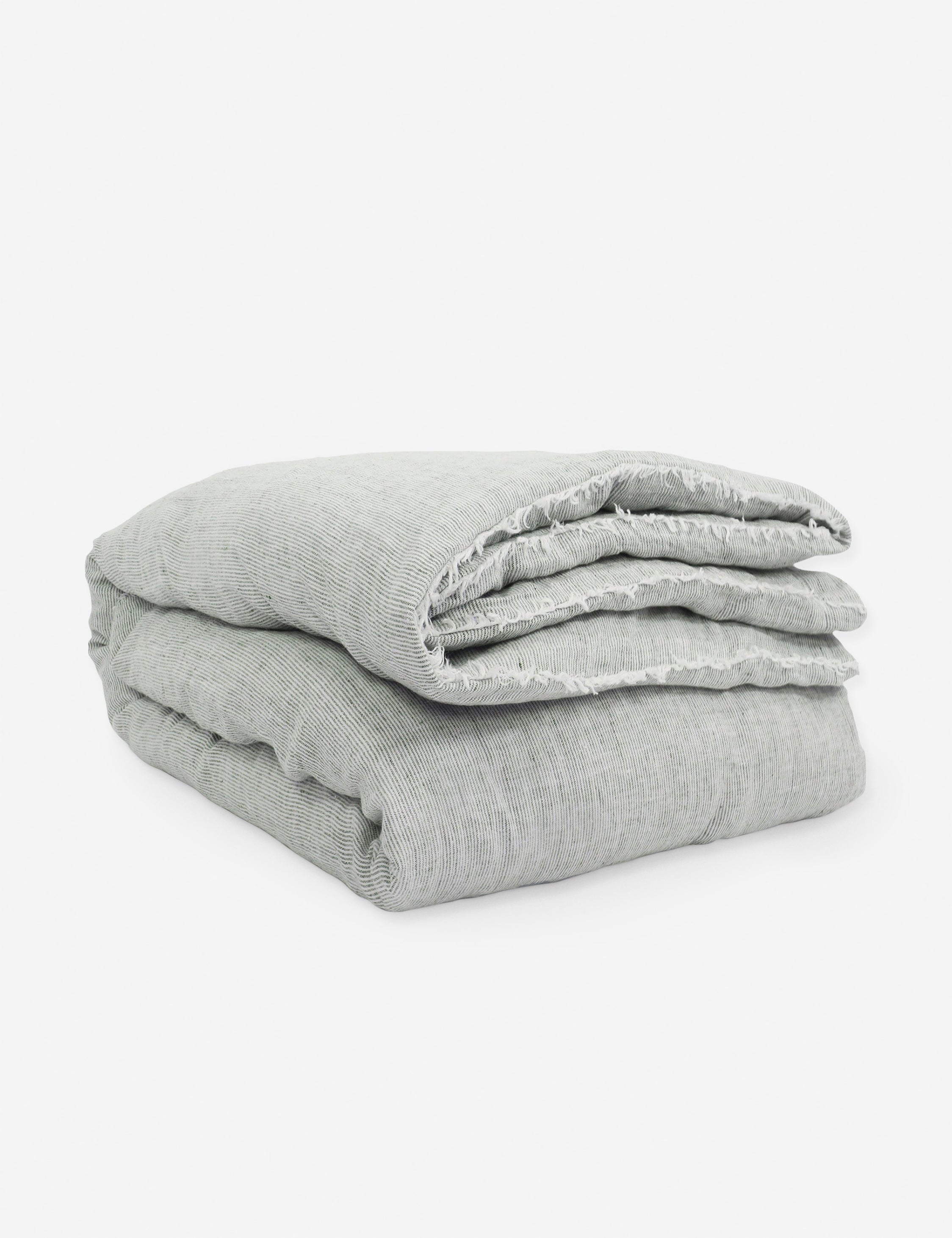Luxe Logan Duvet Cover | Linen with Frayed Edges