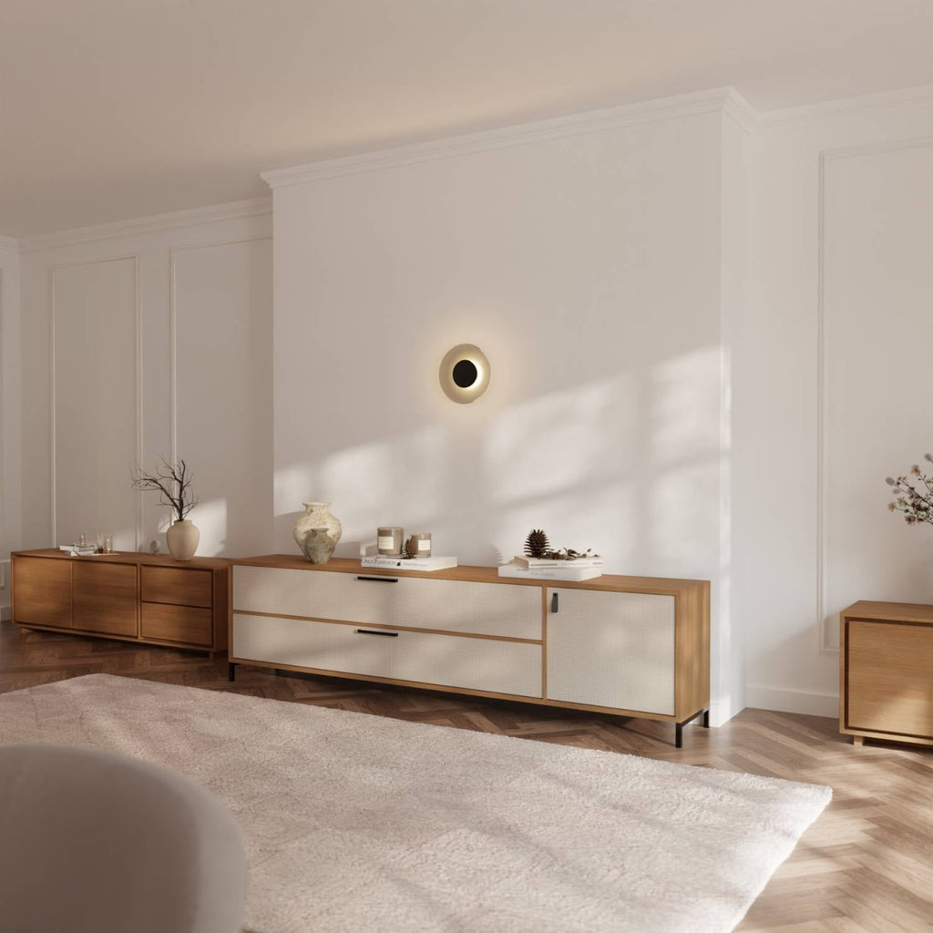 Aurelia Wall Light | Thick Glass, Warm White 2700K Ambient Light