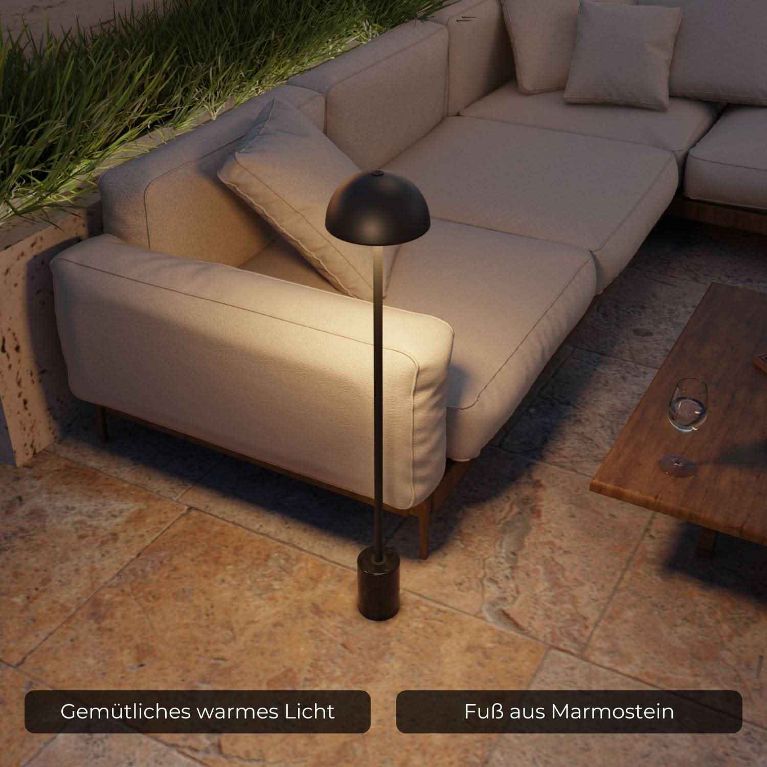 Bello Battery-Powered Floor Lamp | IP54 Rated, Cordless Flexibility