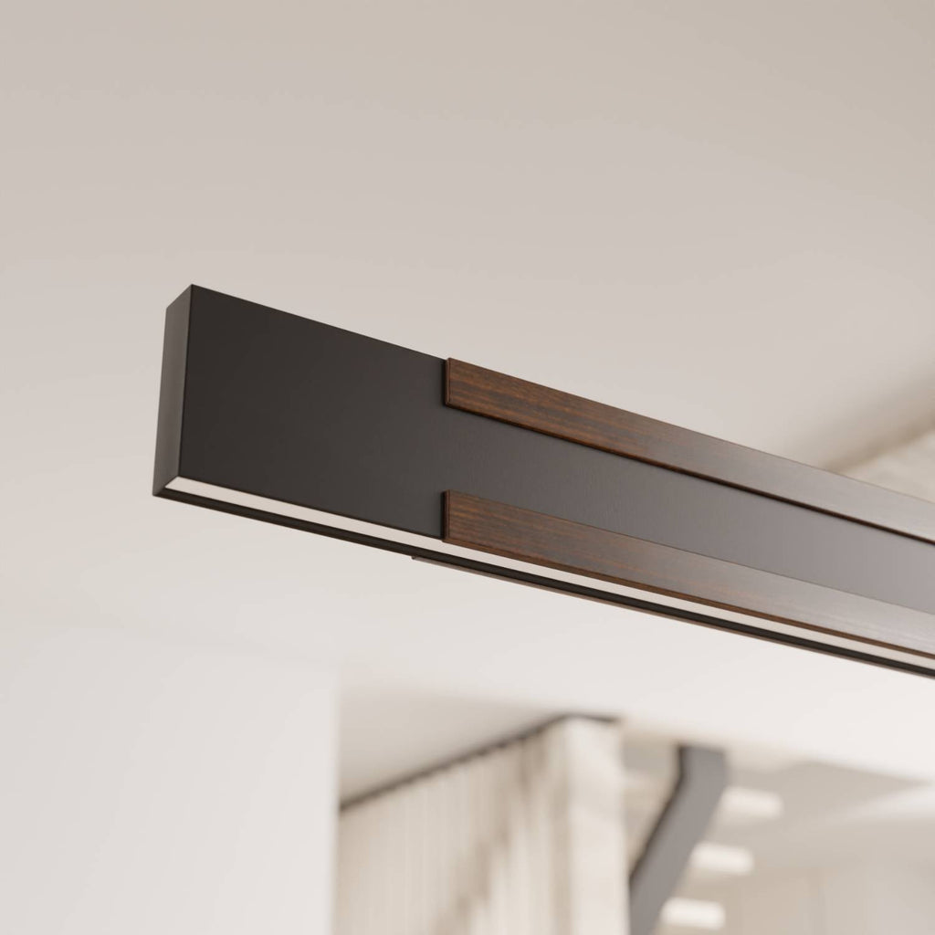Calyra Pendant Light | Dimmable, Real Walnut Wood