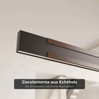 Calyra Pendant Light | Dimmable, Real Walnut Wood
