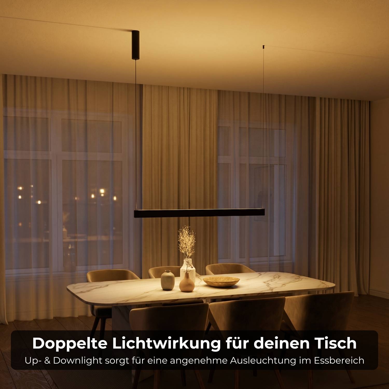 Cera Pendant Light | Elegant Minimalist Design, Slender Shape