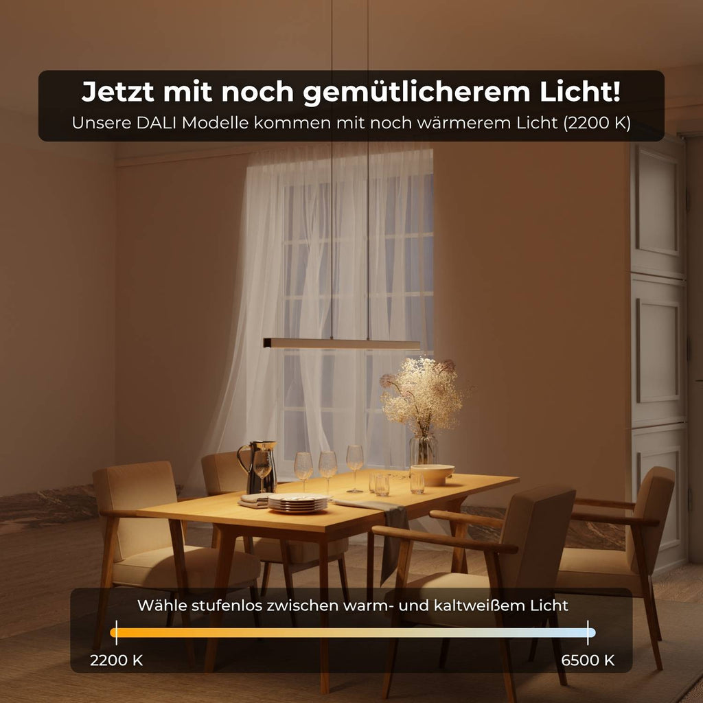Cleo Pendant Light | DALI-2 DT8 Design, Adjustable Height