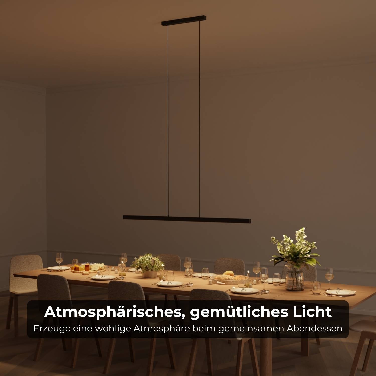Cleo Pendant Light | DALI-2 DT8 Design, Adjustable Height