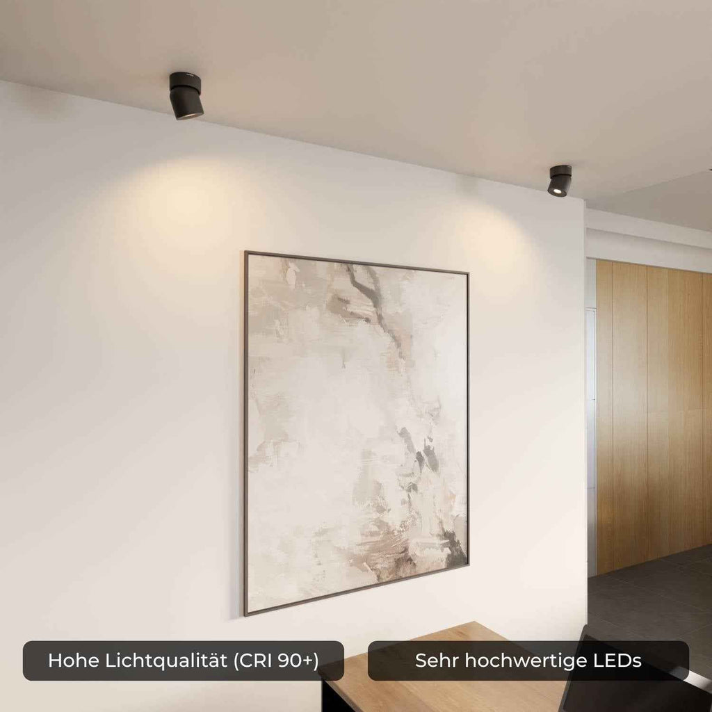Esol Adjustable Ceiling Light | 350° Rotating Head, Warm White 2700K