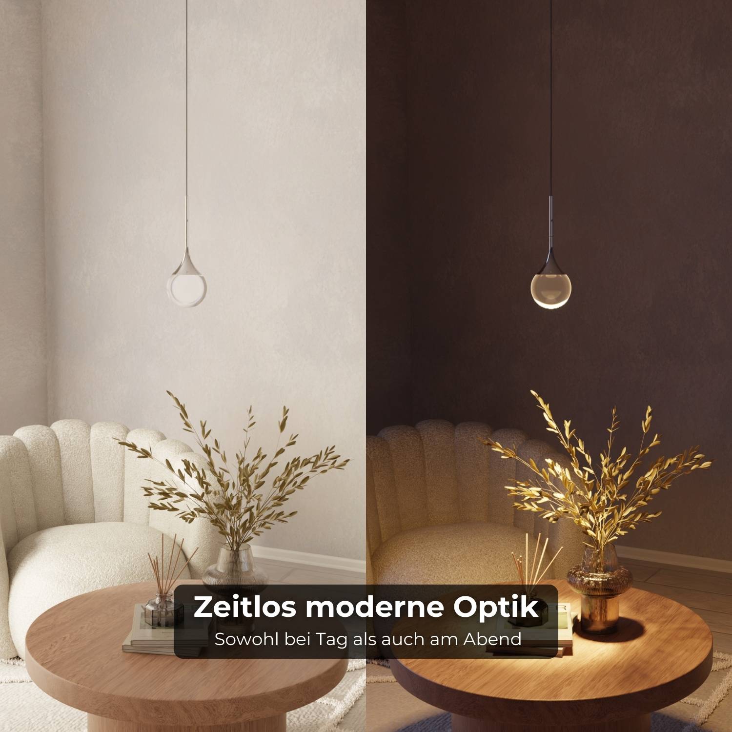 Bela Pendant Light | Chrome-Plated, Solid Glass Sphere