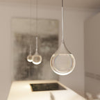 Bela Pendant Light | Chrome-Plated, Solid Glass Sphere