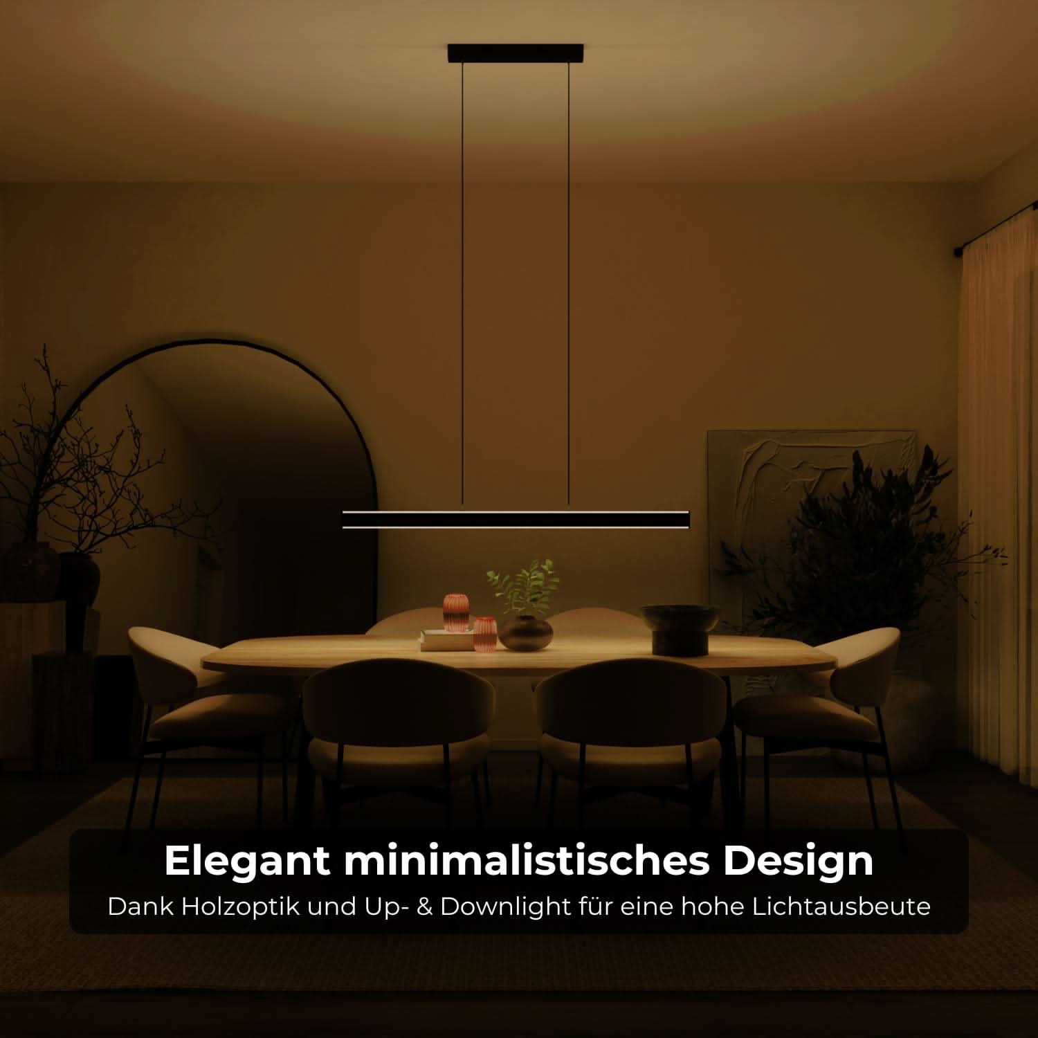 Kalea Pendant Light | Warm White 2200 K, Indirect Illumination