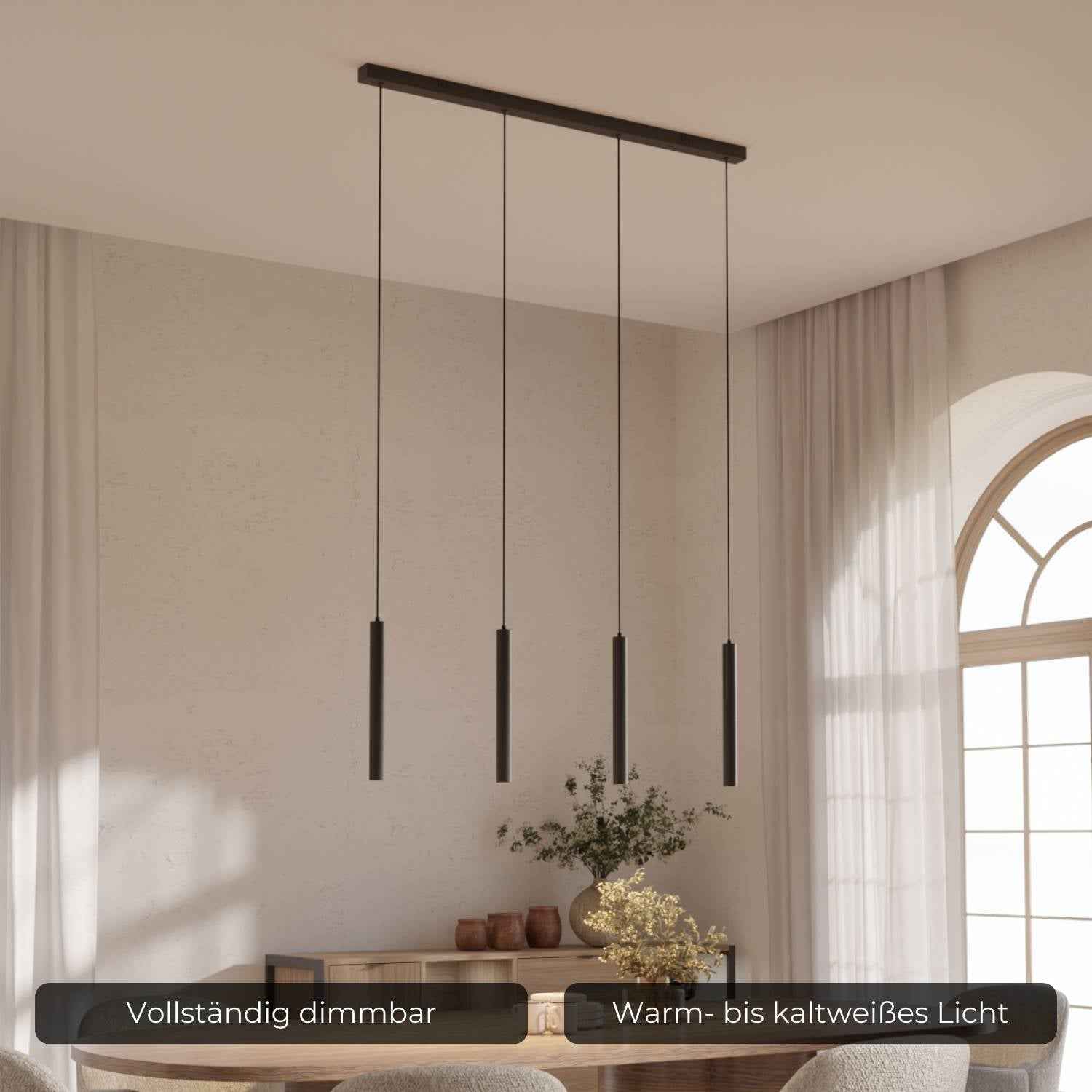 Liora Pendant Light | Adjustable Downward-Facing Heads