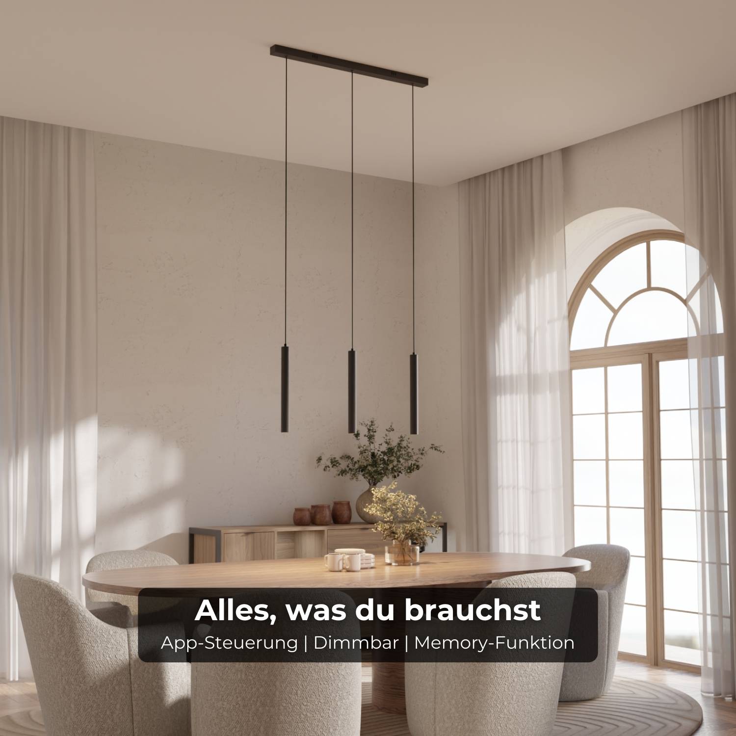Liora Pendant Light | Adjustable Downward-Facing Heads