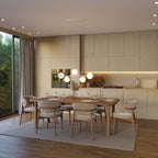 Livia Pendant Light | 5 Opal Glass Spheres, 100 cm Length