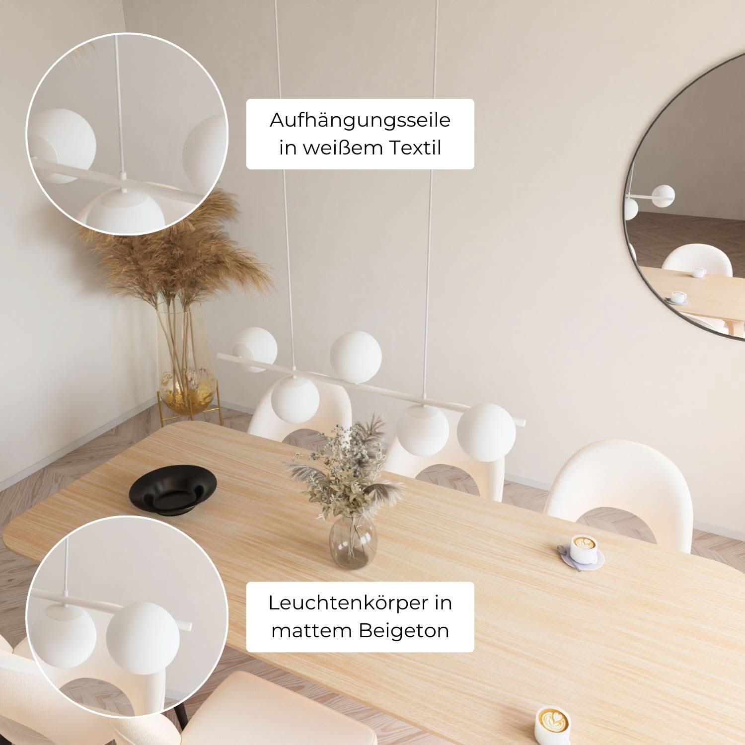 Bela Pendant Light | Modern Design, Adjustable Height