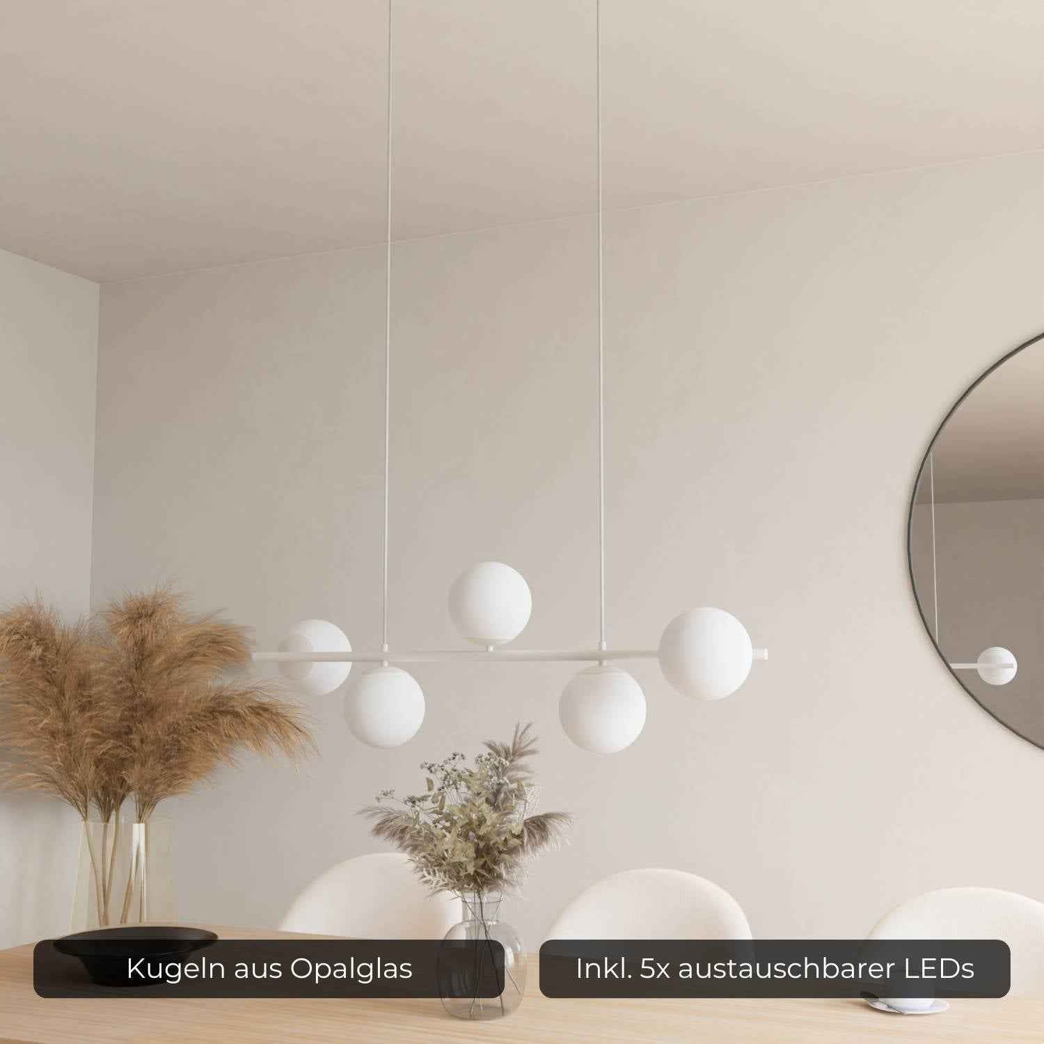 Bela Pendant Light | Modern Design, Adjustable Height