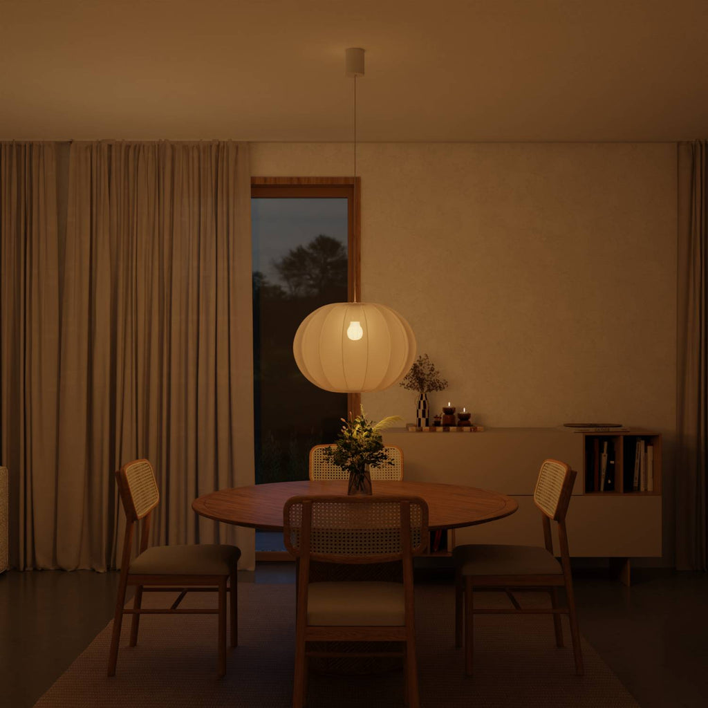 Luna Pendant Light | Soft Fabric Shade, Smart LED Included
