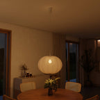 Luna Pendant Light | Soft Fabric Shade, Smart LED Included