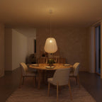 Luna Pendant Light | Soft Fabric Shade, Adjustable Height