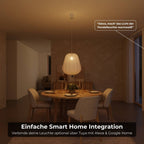 Luna Pendant Light | Soft Fabric Shade, Adjustable Height