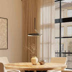 Nero Pendant Light | Adjustable Height, Elegant Up- & Downlight