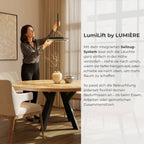 Nero Pendant Light | Adjustable Height, Elegant Up- & Downlight