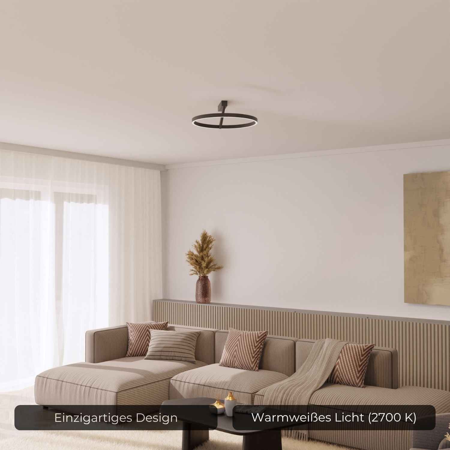 Bela Ceiling Light | Up- & Downlight Design, Warm White 2700K