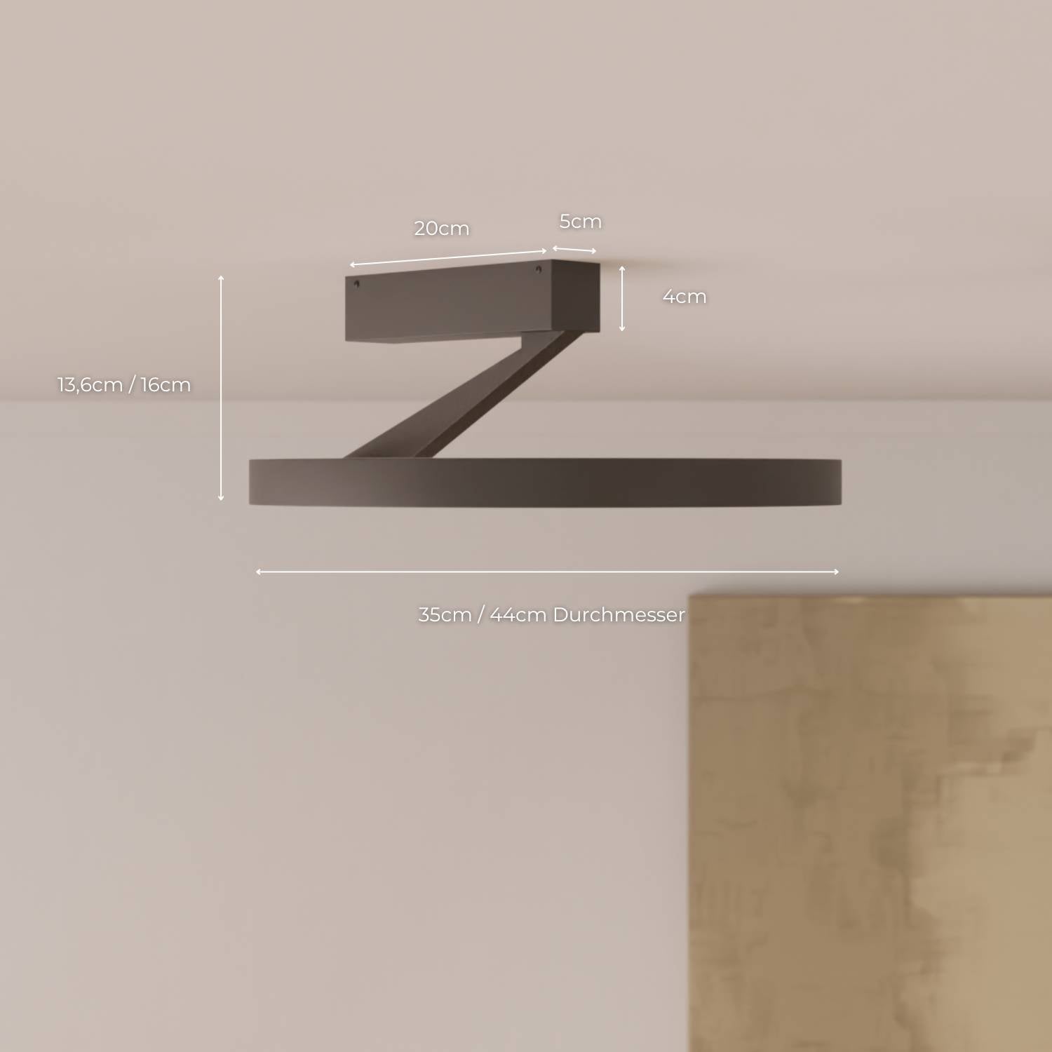 Navi Ceiling Light | Up & Downlight Design, Warm White 2700K